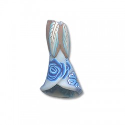 Pendentif Fleur en pâte Polymère 17 x 21 mm