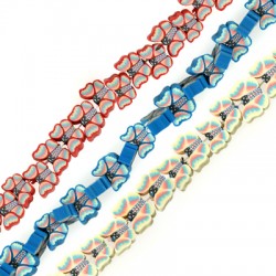 Perle en pâte Polymère Papillon 12 mm
