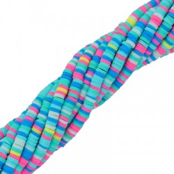 Entretoise en pâte Polymère Heishi ~4 mm (~324 Pièces/Paquet)