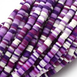Entretoise en pâte Polymère Heishi ~4 mm (~324 Pièces/Paquet)