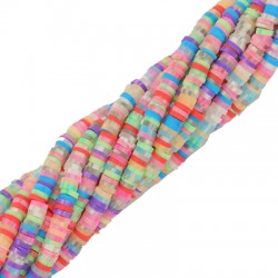 Entretoise en pâte Polymère Heishi ~4 mm (~324 Pièces/Paquet)
