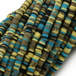 Entretoise en pâte Polymère Heishi ~4 mm (~324 Pièces/Paquet)