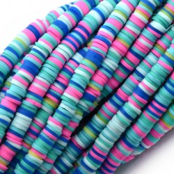 Entretoise Heishi en pâte Polymère ~6 mm (~293 Pièces/Paquet)