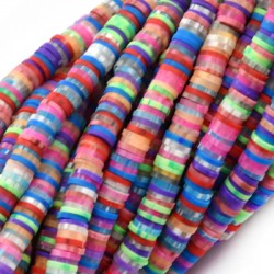 Entretoise Heishi en pâte Polymère ~6 mm (~293 Pièces/Paquet)