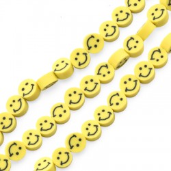 Polymer Clay Bead Face 10mm (40pcs)