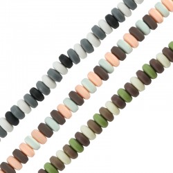 Polymer Clay Spacer 7mm/3.5mm Ø1.2mm (112pcs)