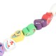 Polymer Clay Bead Heart ~10mm Ø~1.5mm (~40pcs)
