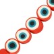 Polymer Clay Bead Round Evil Eye ~10mm Ø~1.5mm (~40pcs)