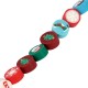 Polymer Clay Bead with Christmas Designs ~10mm Ø~1.5mm (~40pcs)