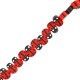 Perle en pâte Polymère Coccinelle 8 x 11 mm Ø ~ 1.7 mm (40 Pièces)