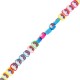 Perle en pâte Polymère Arc-En-Ciel 9 x 11 mm Ø 2 mm (~40 Pièces)