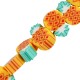 Polymer Clay Bead Pineapple 9x12mm Ø~1.8mm (~40pcs)