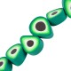 Perle en pâte Polymère Avocat 10 x 15 mm Ø ~ 1.7 mm (~40 Pièces)