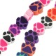 Polymer Clay Bead Paw ~10mm Ø~1.5mm (~40pcs)