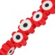 Polymer Clay Bead Flower 9mm Ø~2mm (~40pcs)