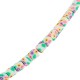 Tube en pâte Polymère avec Fleurs 6 x 7 mm Ø ~ 1.5 mm (~ 63 Pièces)