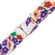 Polymer Clay Tube with Flowers 6x7mm Ø~1.5mm (~63pcs)