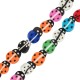 Polymer Clay Bead Ladybug 8x10mm Ø~1.7mm (~40pcs)