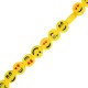 Entrepieza de Arcilla Polimerica Caras de Smiley 10mm (40pcs/tira)