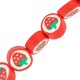Perline in Argilla Polimerica a Forma di Fragola 10 mm Ø ~ 1.7 mm (~ 40 Pezzi)