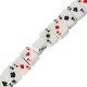 Polymer Clay Bead Card Ace 10x7mm Ø~1.7mm (~40pcs)