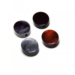 Perle Ovale en Résine 14 x 17 mm