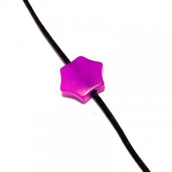 Perle en Tagua (Corozol) en Forme D'Étoile 16 mm