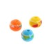 Resin Bead Round with Mosaic Design 8mm