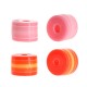 Resin Spacer Tube Bead with Stripes 8x6mm