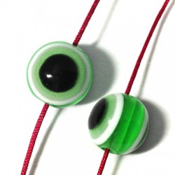 Perle en Résine Evil Eye 12 mm