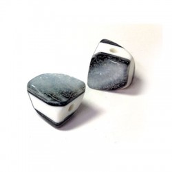 Passante Irregolare Rettangolare in Resina 14x19mm
