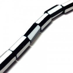 Χάντρα Ρητίνης Σωλήνας 12x23mm (~20τμχ)
