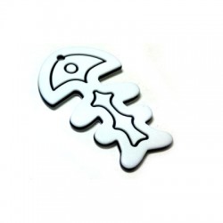 Resin Pendant Fishbone