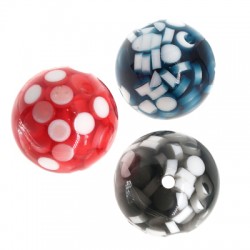 Resin Bead Round 32mm Ø4mm