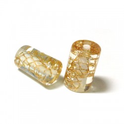 Resin Tube with Net 15x24.5mm