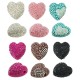Resin Slider Heart with Strass 27mm Ø3.30mm