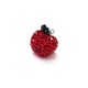 Ciondolo Mela con Strass in Resina 15x17mm
