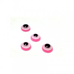 Καμπoυσόν Ρητίνης Flatback Στρογγυλό Μάτι 8mm