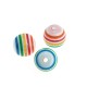 Resin Bead Round with Stripes 16mm