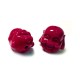 Perle Synthétique en Corail Bouddha 17 x 18 mm Ø 3 mm