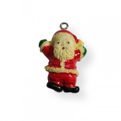 Pendentif en Résine Père Noël 20 x 28 mm