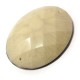 Cabochon Ovale Sfaccettato in Resina 30x40mm con 2 Fori