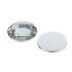 Cabochon en Résine à dos plat rond Brillant 10 mm
