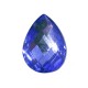 Cabochon Goccia Sfaccettata Lucida in Resina 18x25mm