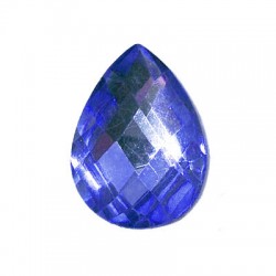 Cabochon en Résine à dos plat en Forme de Goutte Brillante 18 x 25 mm