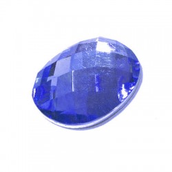 Cabochon en Résine à dos plat Ovale Brillant 18 x 25 mm