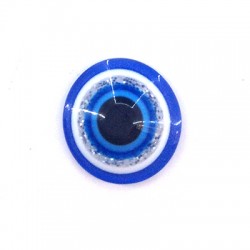 Καμπoυσόν Ρητίνης Flatback Στρογγυλό Μάτι 12mm