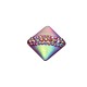 Resin Cabochon Flatback Square with Strass 14mm