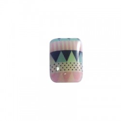 Cabochon di Resina Rettangolare 17x23mm