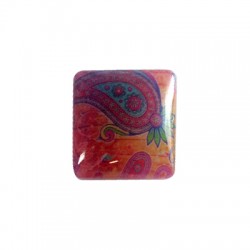 Cabochon carré en Résine 26mm
